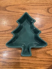 VINTAGE CHANTAL GREEN CHRISTMAS TREE BAKEWARE Rare 2 Cup Version