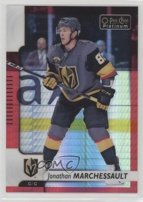 2017-18 O-Pee-Chee Platinum Red Prism 111/199 Jonathan Marchessault #114 0e3