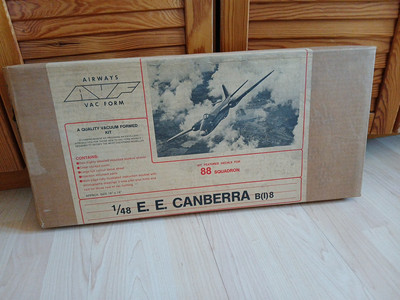 Airways VAC Form AVF 1/48 E. E. CANBERRA B(I)8