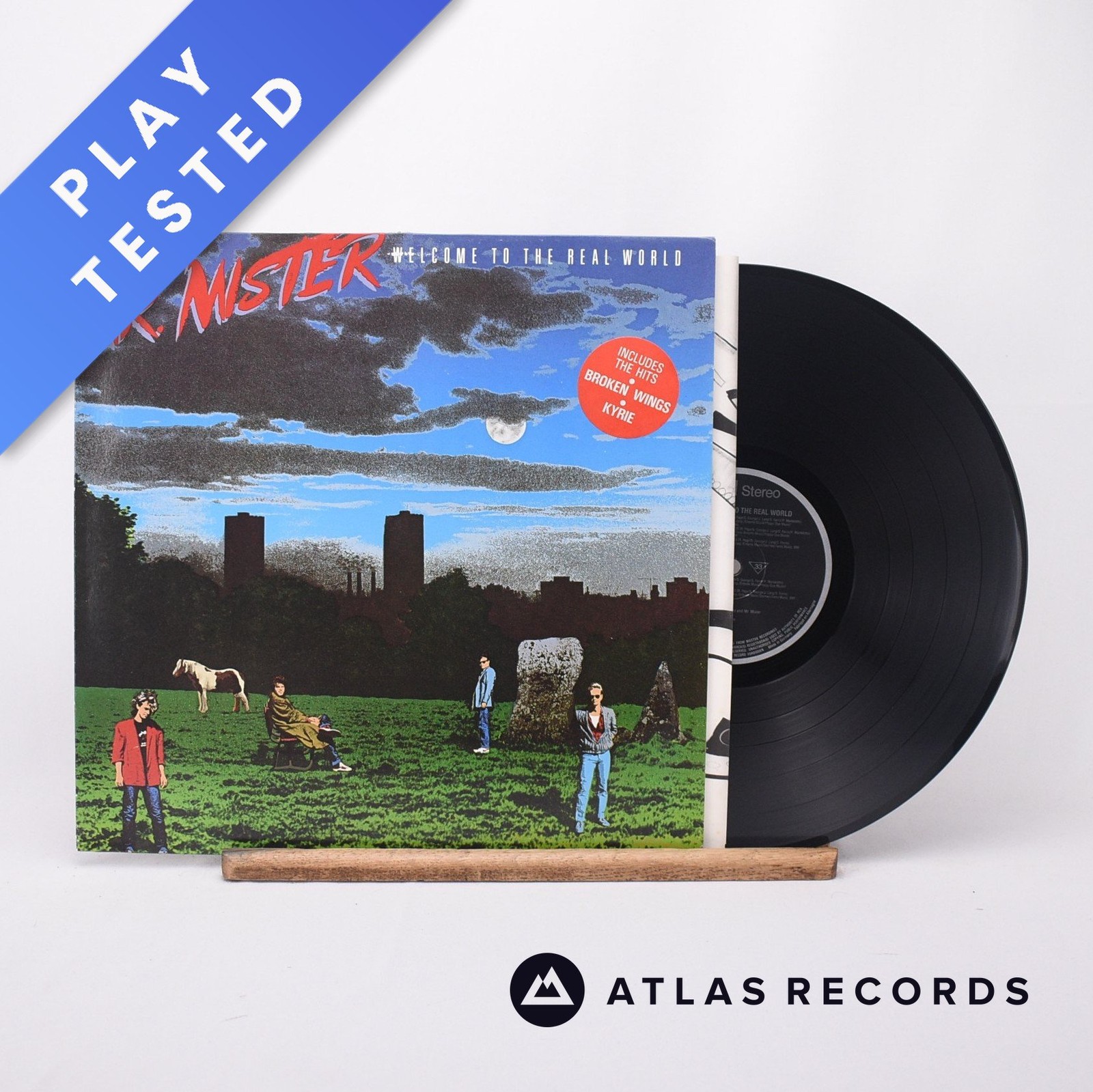 Mr. Mister Welcome To The Real World LP Album Vinyl Record PL89647 RCA - EX/NM