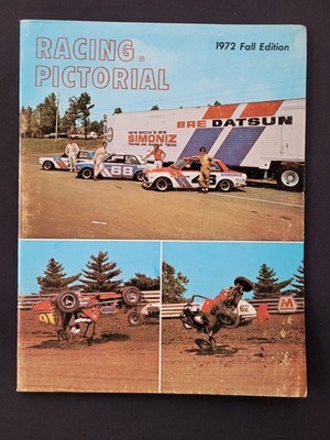 1972 Fall Racing Pictorial Magazine, USAC Championship/NASCAR/Can-Am/ARCA/IMCA