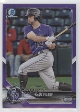 2018 Bowman Draft Chrome Purple Refractor 219/250 Ryan Vilade #BDC-79 ey6