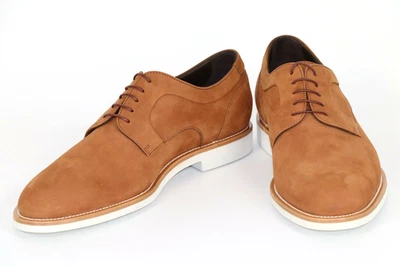 HUGO BOSS Schuhe, Mod. Ocean_Derb_nu, Gr. 42 / UK 8, Made in Italy, Medium Brown - Bild 1 von 4