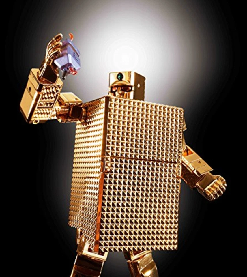 Soul of Chogokin Gold Warrior Gold Lightan GX-32R Gold Litan 24 chapado en oro Foto 4 de 4