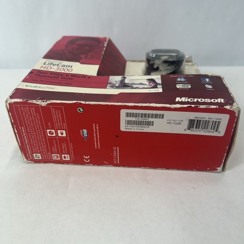 Microsoft LifeCam HD-3000 Web Cam 720p HD Widescreen Video PC•USB #1492 - NEW - Picture 7 of 7