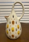 Vintage Stagl Pottery Pitcher Amber Glow 11 x 5.75 x 6.5" USA