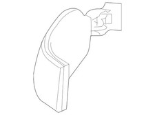 Genuine Mercedes-Benz Turn Signal Lamp 220820062164
