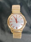 1974 TIMEX Marlin Mechanical Men's Watch Red Indices