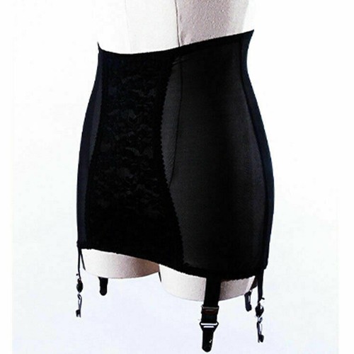 Mujeres Cintura Alta Encaje Faldas Transparentes 6 Correas Clips Tirantes Faja Liguero Club - Imagen 6 de 16