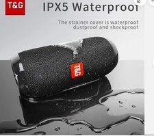 Bluetooth Wireless Portable Speaker Waterproof Stereo Bass USB TF FM Radio TG117