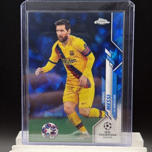 Lionel Messi [SP] #1 2019 Topps Chrome UEFA Champions League Sapphire card