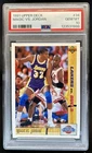 1991-92 Upper Deck Magic Johnson vs. Michael Jordan #34 Bulls Lakers PSA 10