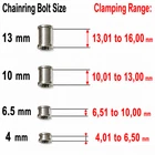 Titanium Ø10 mm Chainring Bolts Set 4/5 pcs M8 4 6.5 10 13mm MTB Road UltraLight