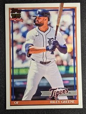 2026 Topps Series 1 - 1991 Topps Baseball Riley Greene #T91-2 Tigers