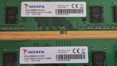 16GB ADATA (2x 8GB) DDR4 2666 AD4U266688G19-SGN CL19 Desktop