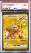 2024 POKEMON TEF EN-TEMPORAL FORCES HYPER RARE #214 GOUGING FIRE EX PSA 10 on eBay