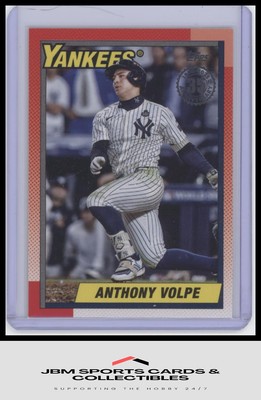 2025 Topps #90B2-43 Anthony Volpe 1990 Topps Baseball 35th