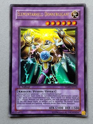 Yu-Gi-Oh! Elementarheld Donnergigant TLM-DE036 Ultra Rare 1. Auflage DE