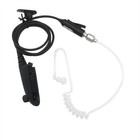 3.5MM Earbud Audio Mic Surveillance For Motorola Radio GP328 GP338 PTX760 GP340