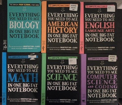The Complete Middle School Study Guide. Lot of 6
