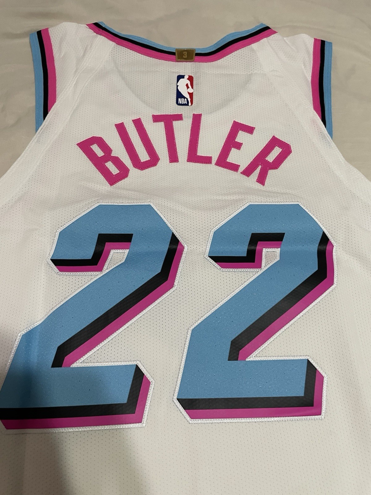 Nike Miami Heat 22 Butler City Edition Miami Vice Authentic Basketball Jersey 44 thumbnail 7