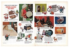 General Electric Vintage Ad 1960s Christmas Advertising Holiday Gifts 1965