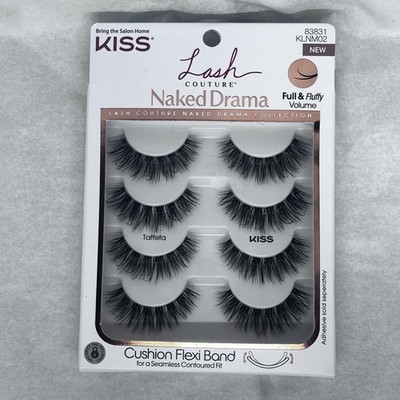 KISS Naked Drama, False Eyelashes, ', Black 83831 KLNM02 NEW