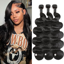 Body Wave Bundles Human Hair 18 18 18 Inch 12A Human Hair Bundles 100 Unprocess