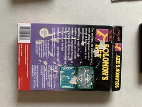 Solomon's Key Nintendo NES - Versione Mattel PAL ITA - CIB Completo Originale