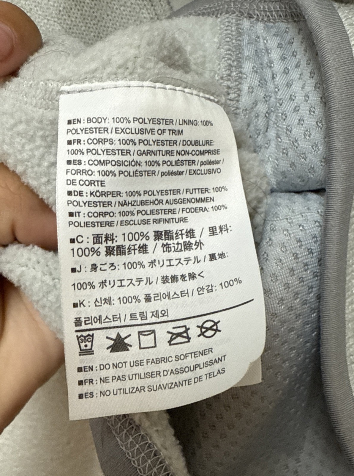 Arc'teryx Cardigan Donna Mica Covert Full Zip Maglione Grigio Tg M