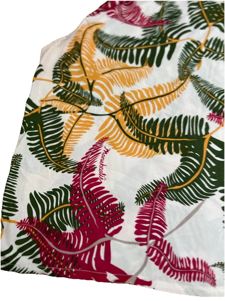 Manuheali’i Sleeveless Halter Like Fern Print Blouse Woman’s Size XXL - Image 2 of 4