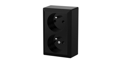 Doppelsteckdose mit Erdung NATYNK HOME PLUS IP20 20466