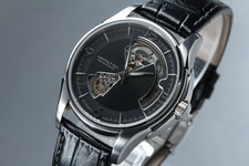 Montre HAMILTON Jazzmaster Viewmatic Open Heart H325650 noire AT 40mm...
