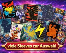 5 x Pokemon Sleeves Schutzhüllen Neu / verschiedene Motive Glurak Pikachu