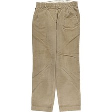 Vintage 80'S-90'S Eddie Bauer men's corduroy pants with black tags two-pleat...