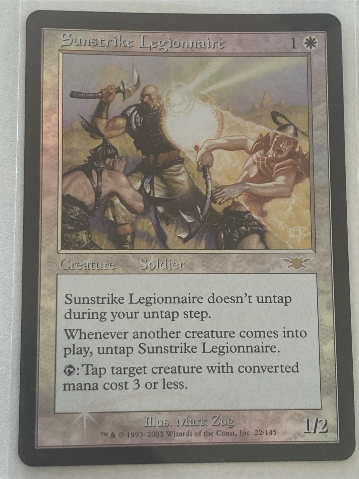 Sunstrike Legionnaire Foil Magic Legions 2003 NM MAGIC GATHERING CARD