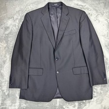 Brooks Brothers 1818 Madison Navy Herringbone Saxon Wool Suit Jacket Blazer 44R