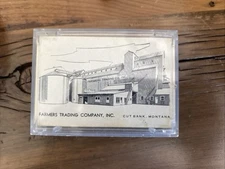 Vintage Playing Cards Farmers Trading Company Cut Bank Montana MT Redislip