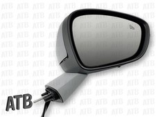 Exterior mirror right electric folding for Citroën C4 Picasso Spacetourer new