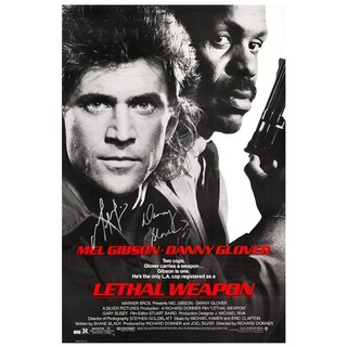 Mel Gibson Danny Glover Autographed 1987 Lethal Weapon Original 27x40 Poster