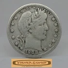 1908-D Barber Silver Quarter - #C56819NQ