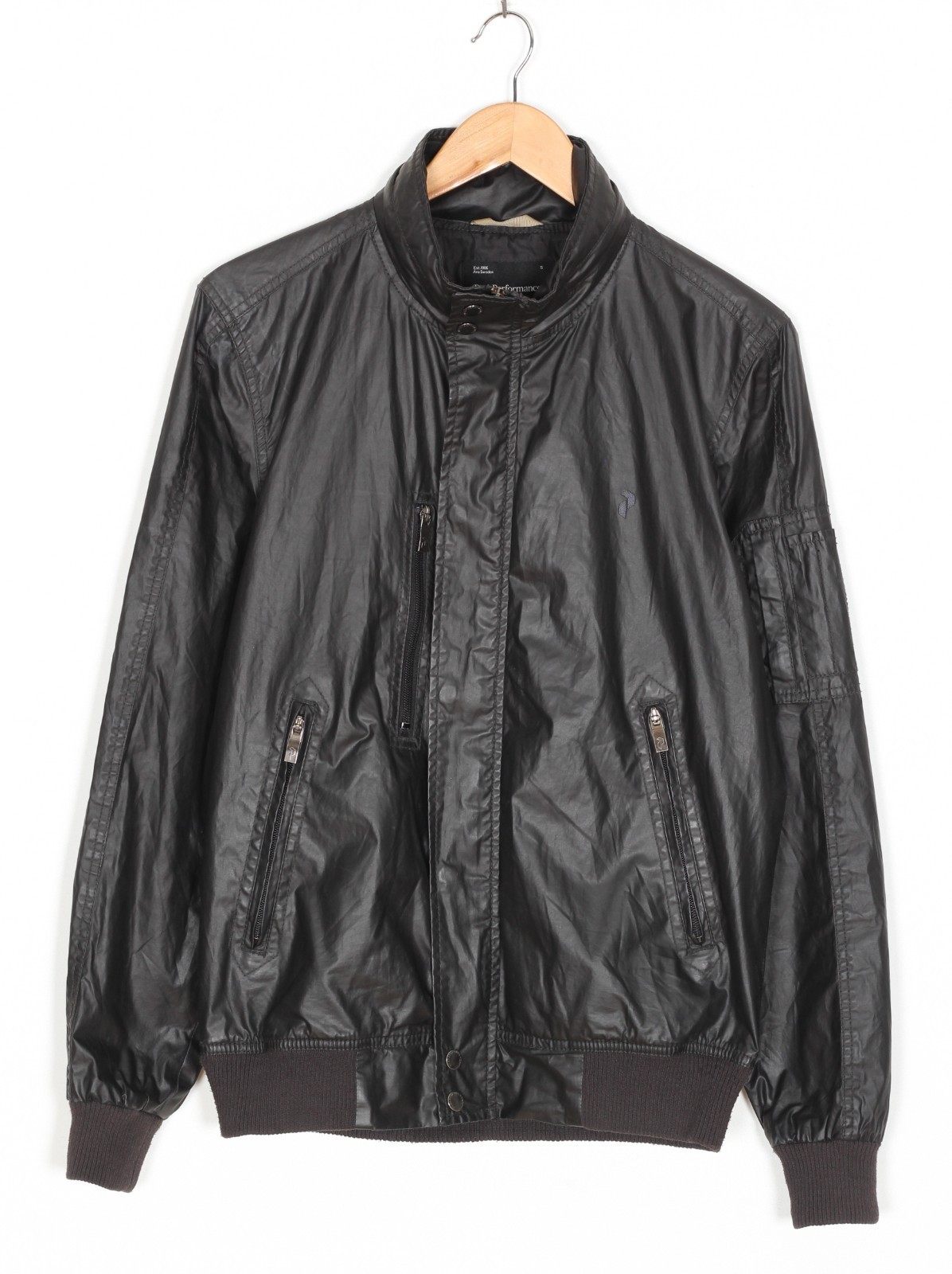 PEAK PERFORMANCE COPILOT Bomber Jacket Men Size S… - image 1