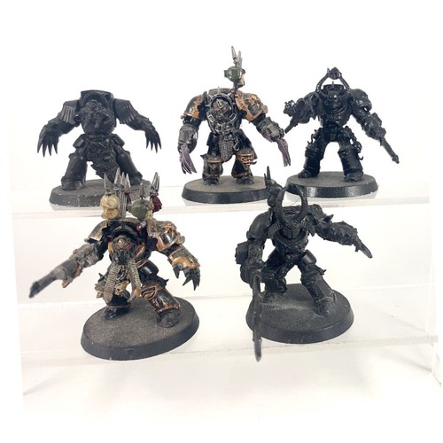 Lot 2 : Black Templar x5 Terminator plastique avec canon d'assaut Edition V3 Warhammer 40 - Jeux & Jouets