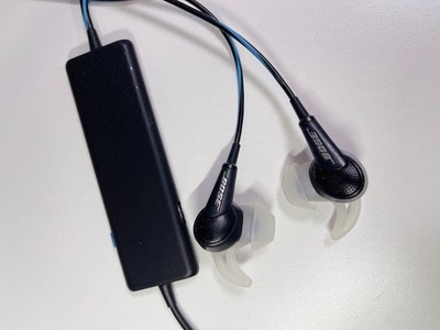BOSE QuietComfort 20 Noise Cancelling In-Ear Headphones Black | eBay