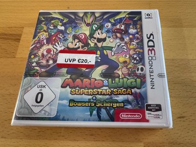 Nintendo 3 DS Mario&Luigi Superstar Saga + Bowsers Schergen, USK, Neu/sealed!