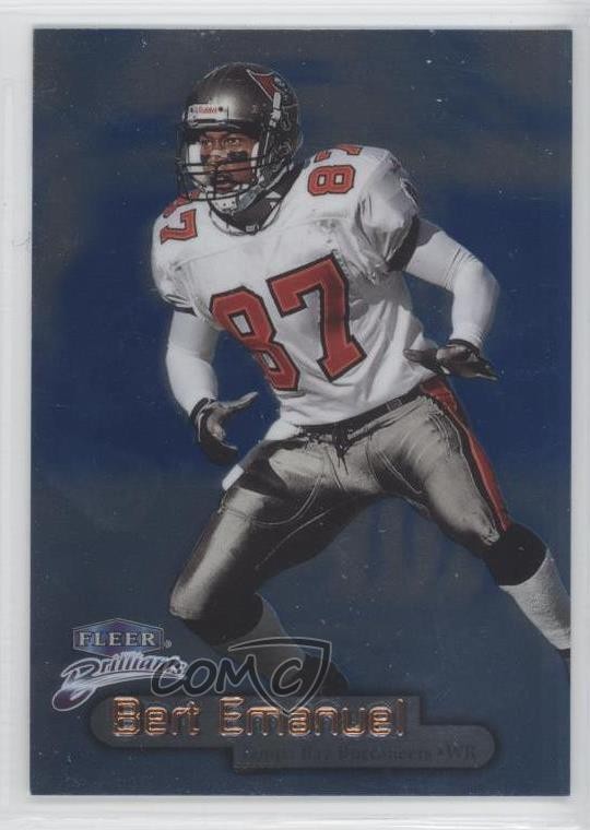 1998 Fleer Brilliants Blue Bert Emanuel #46B 0o9