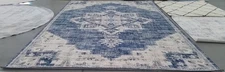 IVORY NAVY 12'-0" x 18'-0" Back Stain Rug, Reduced Price 1172785673 BNT865A-1218
