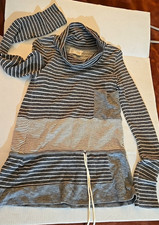 Saturday Sunday Anthropologie Funnel Neck Pullover Sweater M   Pit 16.5 L 26.5