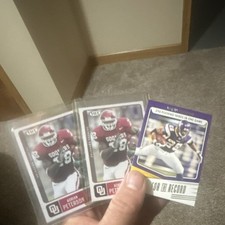 SAGE Adrian Peterson Oklahoma Sooners Vikings SAGE HIT 3 Sports Trading Card Lot