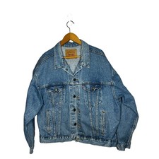 VTG 90s Levi's Denim Trucker Jean Jacket Mens Size XL USA Made 70507-4890